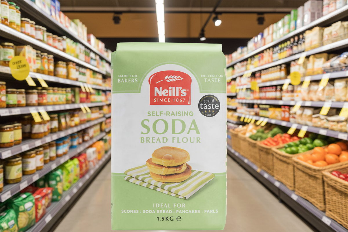 10 x Neills Soda Bread Flour 1.5 Kg