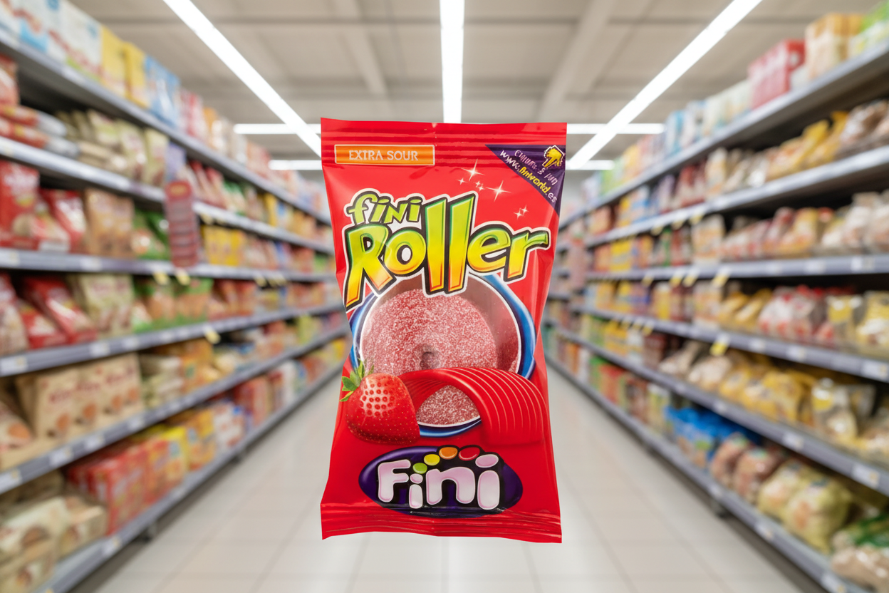 40 x Fini Strawberry Roller 20Gm