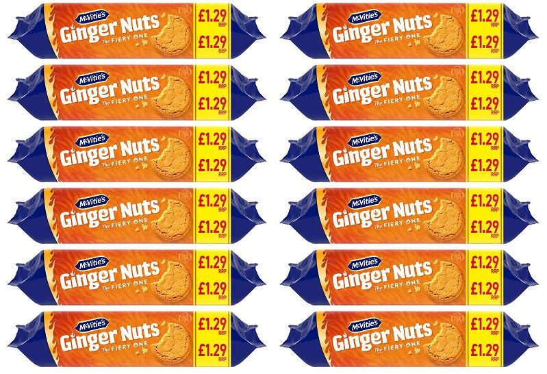 12 x Mcv Ginger Nuts - 250G