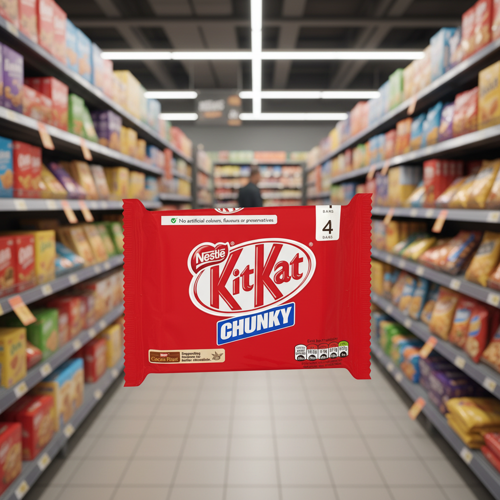 32 x Kit Kat Chunky Milk Chocolate Bar Multipack 40G 4 Pack