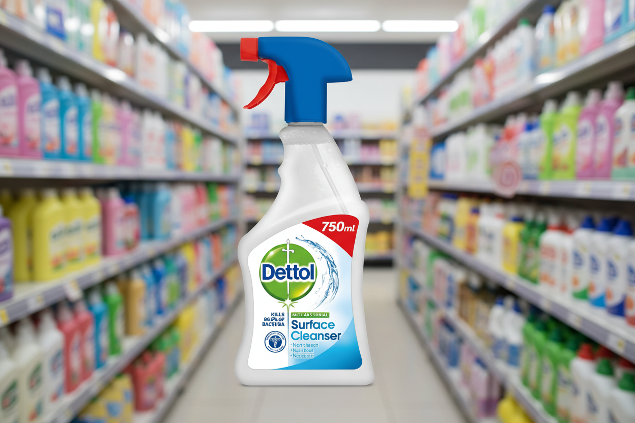 6 x Dettol Antibacterial Surface Cleanser Spray 750Ml