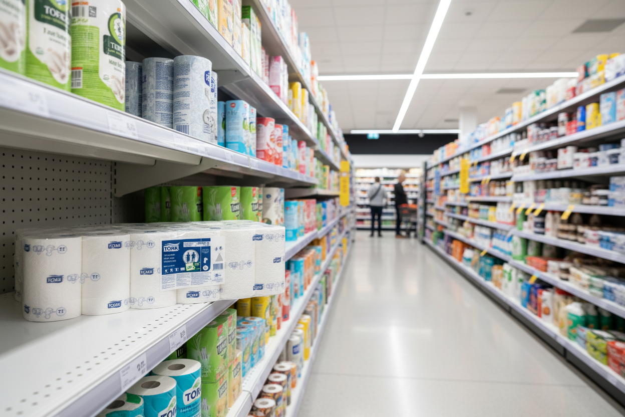 36 x Tork Coreless Mid-Size Toilet Roll , 2Ply 112M X36 T7