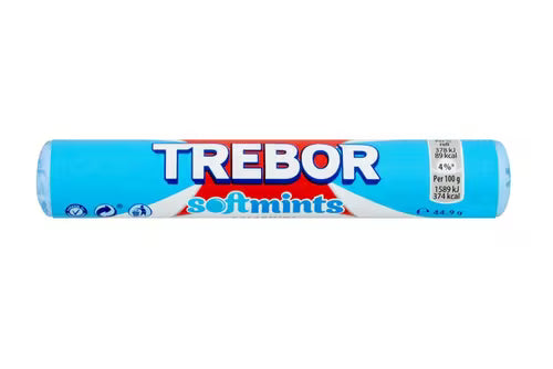 40 x Trebor Softmints Spearmint Mints Roll 44.9G