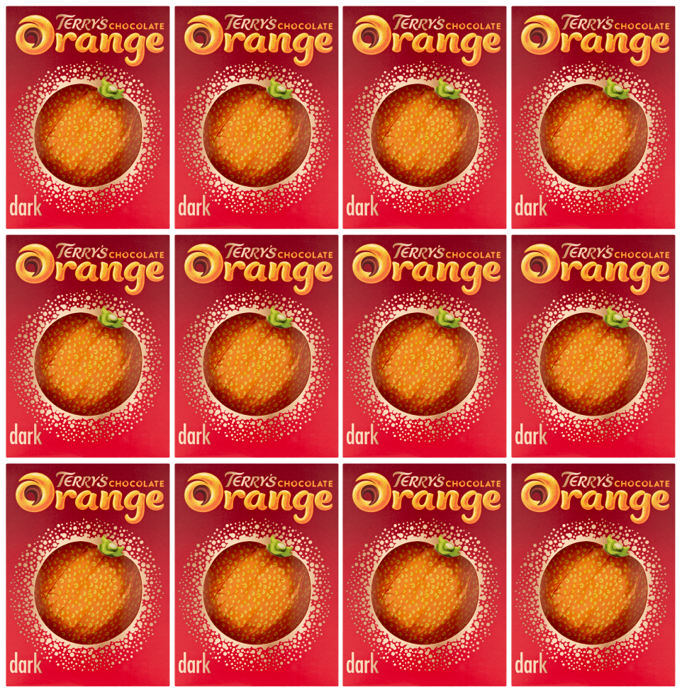 12 x Terrys Chocolate Orange Dark Ball 157Gm