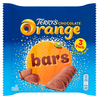 16 x Terrys Chocolate Orange Milk Bars 3 Pack 105Gm