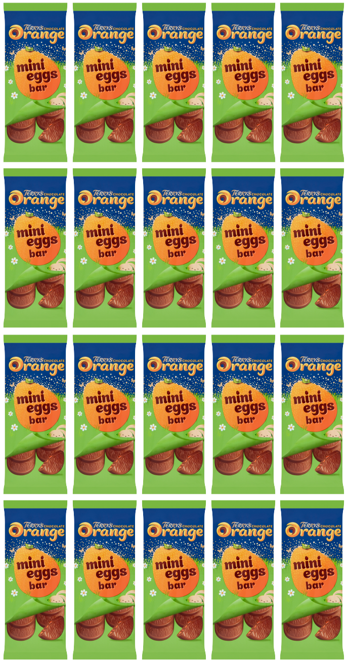 20 x Terrys Chocolate Orange Mini Eggs Bar - 90G