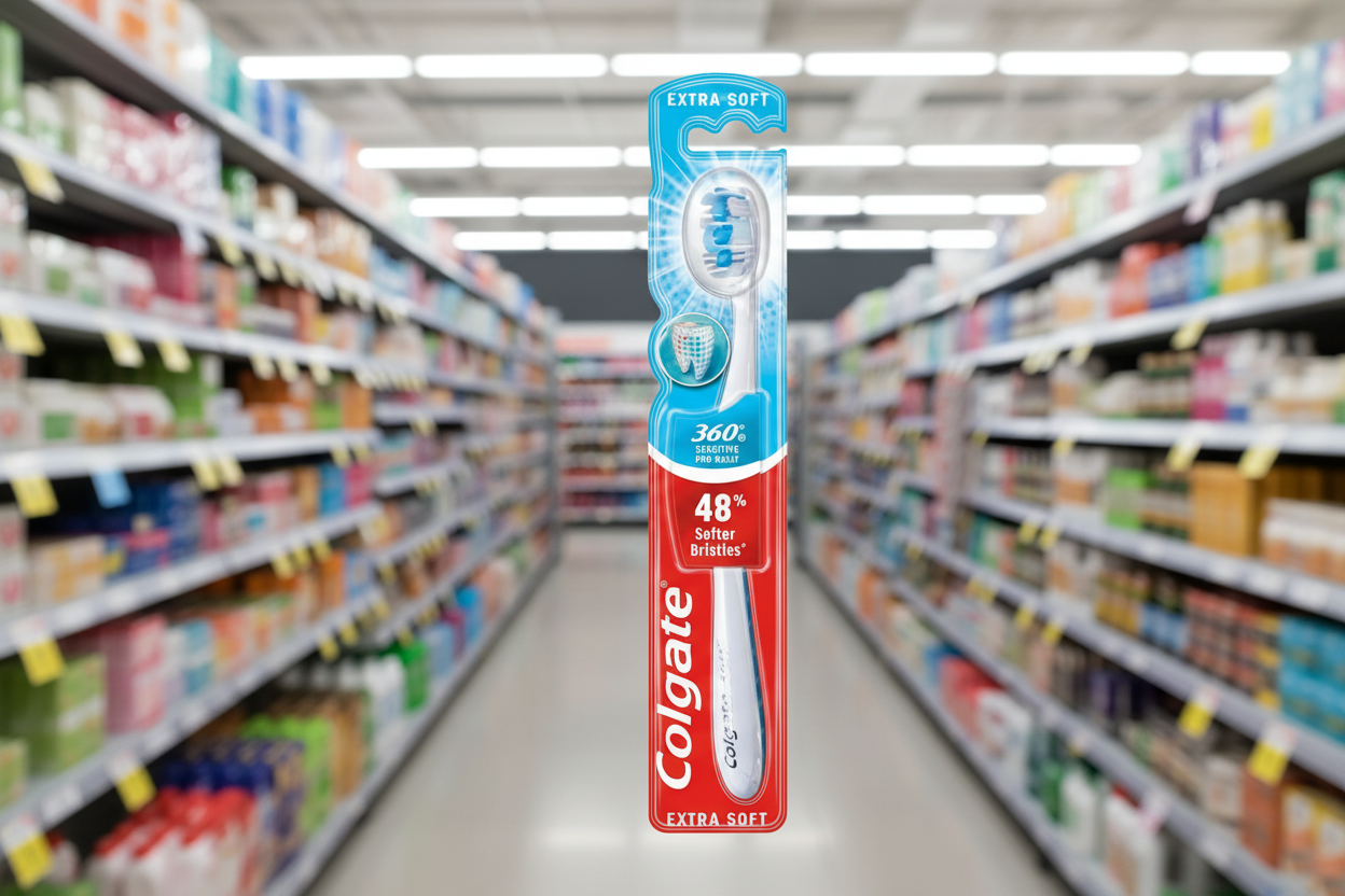12 x Colgate 360 Sensitive Pro-Relief Extra Soft Manual Toothbrush