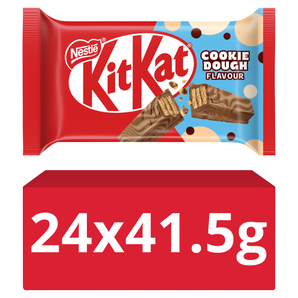 24 X Kitkat 4 Finger Cookie Dough - 41.4Gm