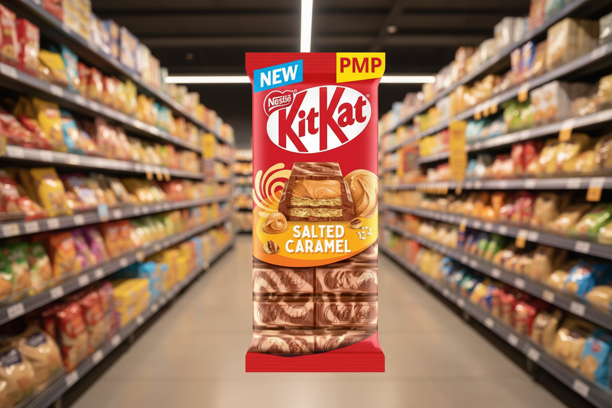 15 X Kitkat Salted Caramel Block - 99Gm