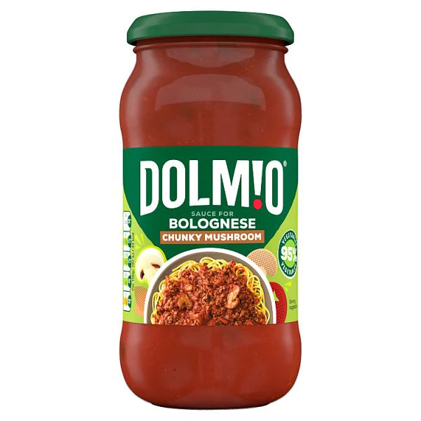 6 x Dolmio Sauce For Bolognese Chunky Mushroom 450G