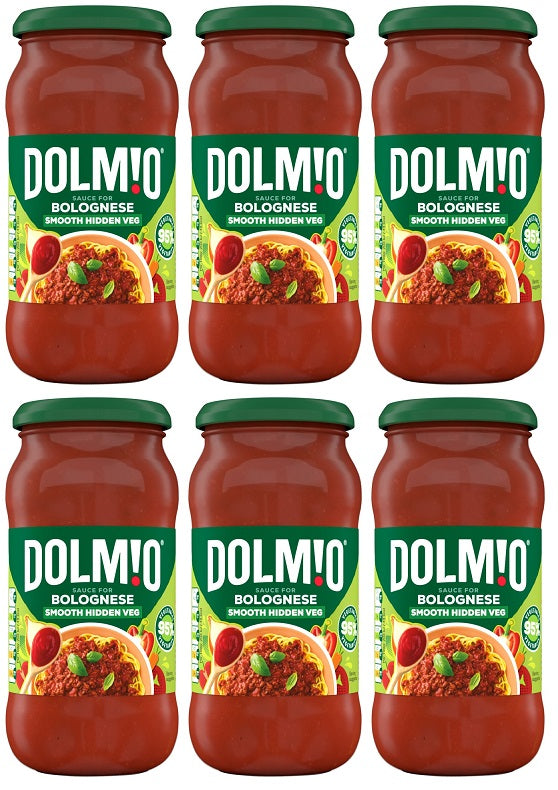6 x Dolmio Bolognese Smooth Hidden Vegetable - 450G