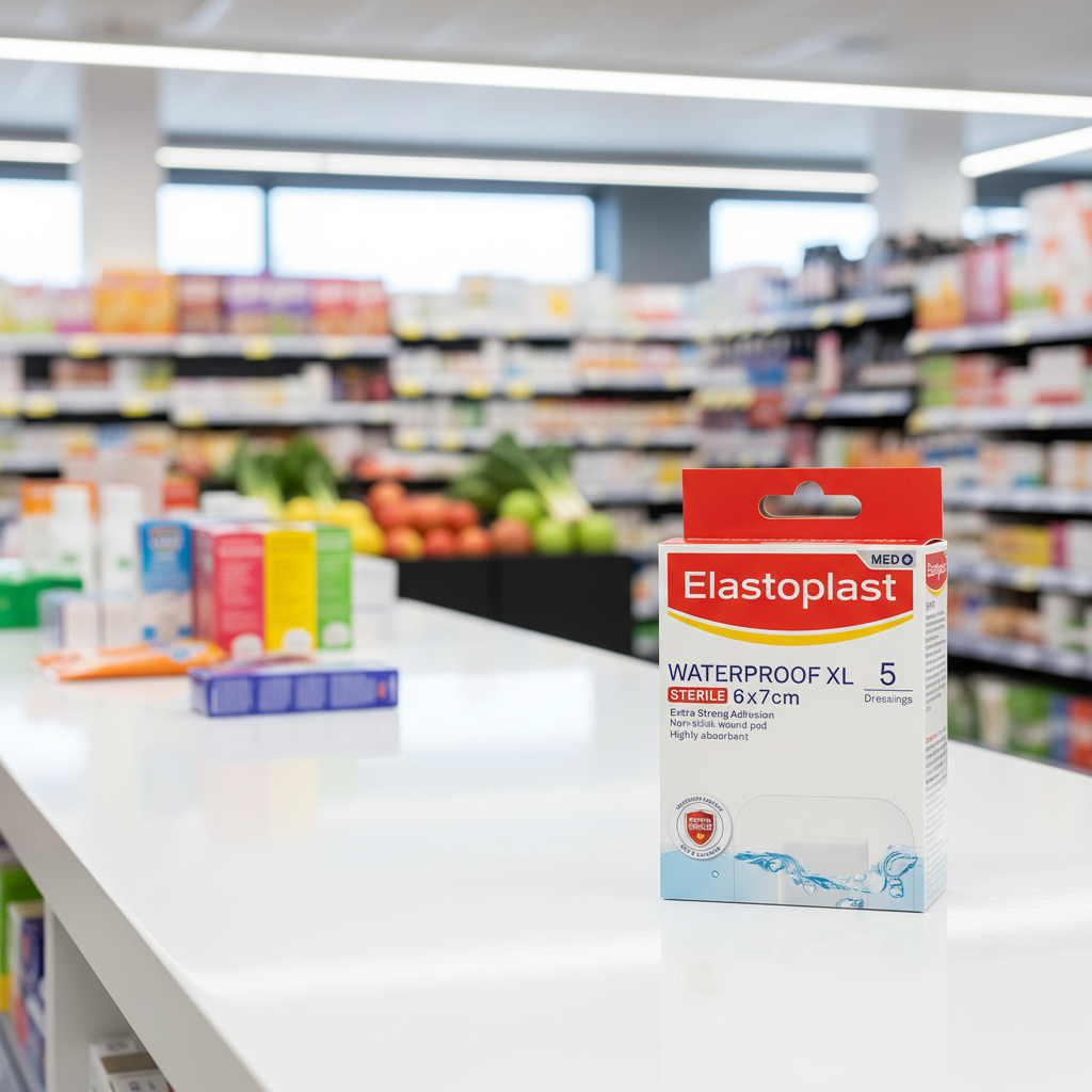 10 X Elastoplast Waterproof Sterile Xl - 5 Pack