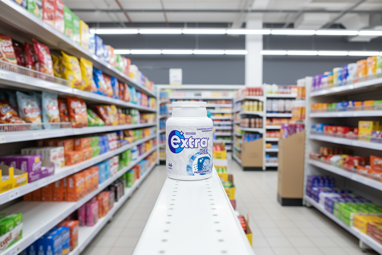 6 x Extra Ice Peppermint Bottle Pack 46 Pce