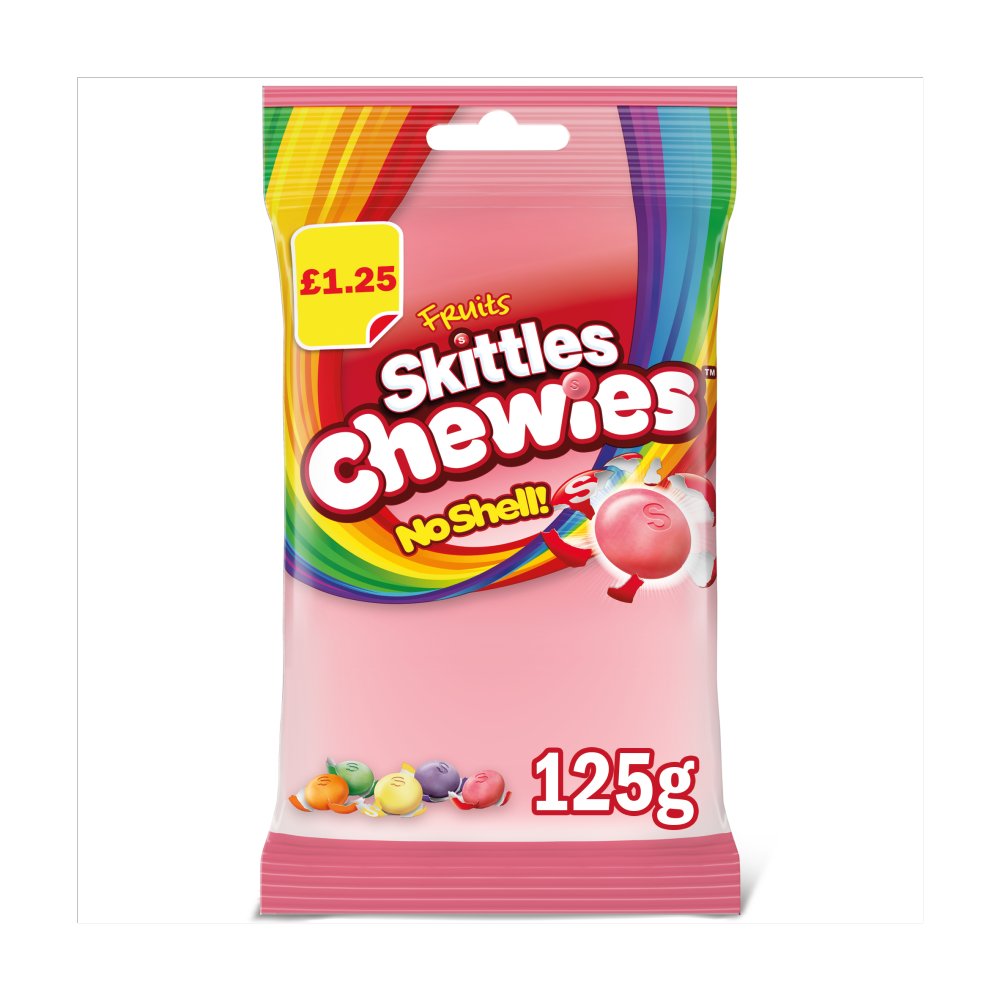 12 x Skittles fruit Chewies Treat Bag - 125GM