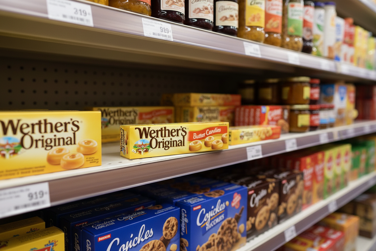 24 x Werthers Butter Candies Roll 50Gm