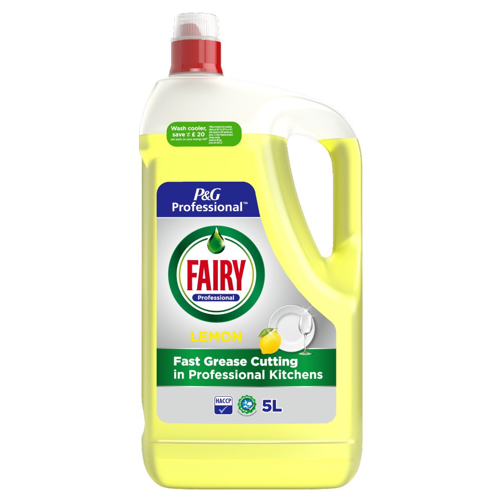 Fairy Professional Washing Up Liquid Lemon Bulk 5L