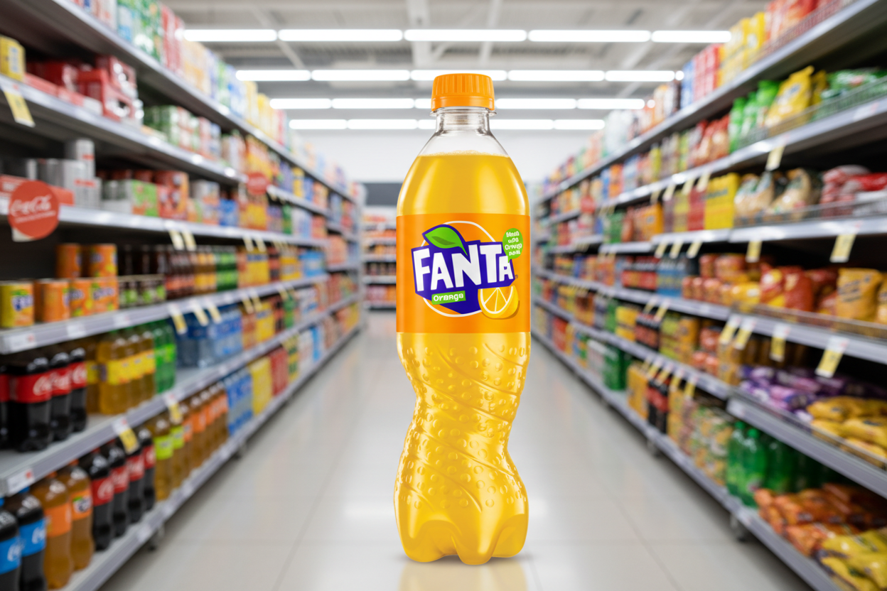 24 x Fanta Orange Contour 500Ml