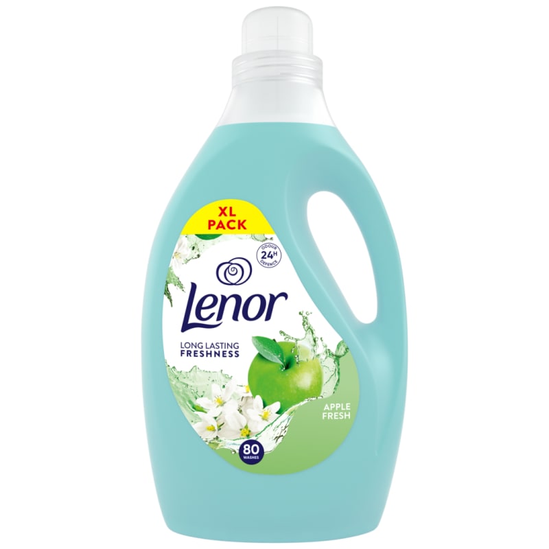 4 x Lenor Apple Fresh 80 Wash - 2.64 LITRE