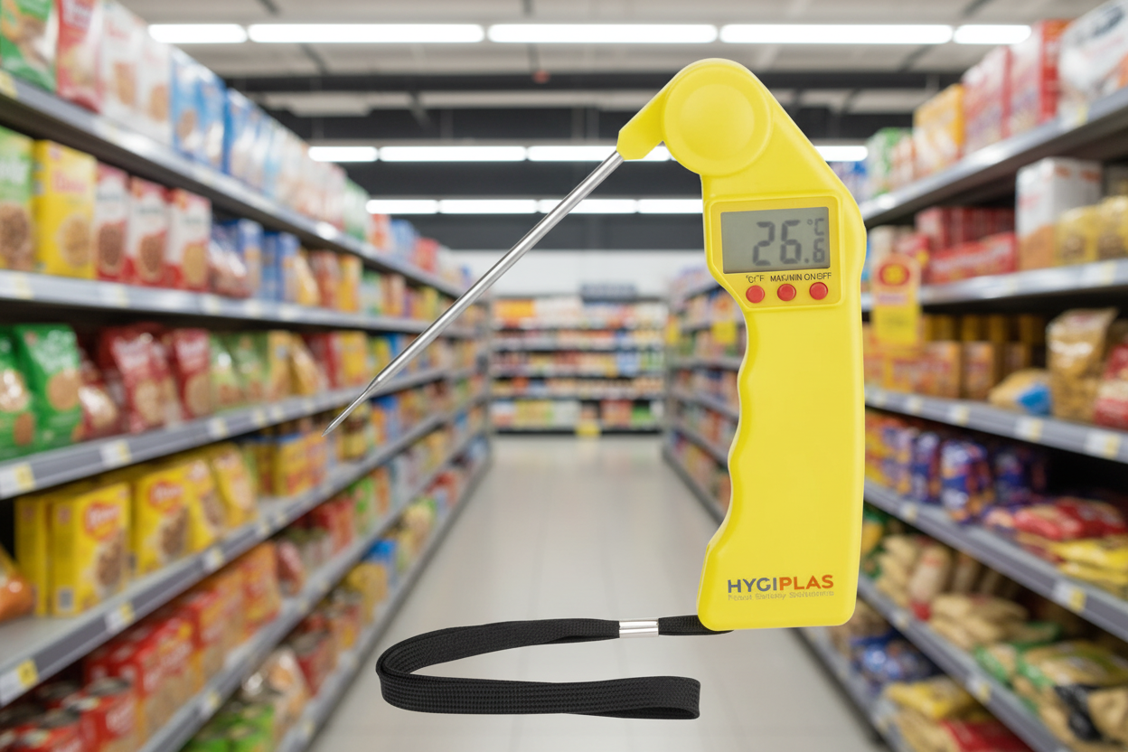 Hypiglas Easy Temp Thermometer Yellow Cooked Meat