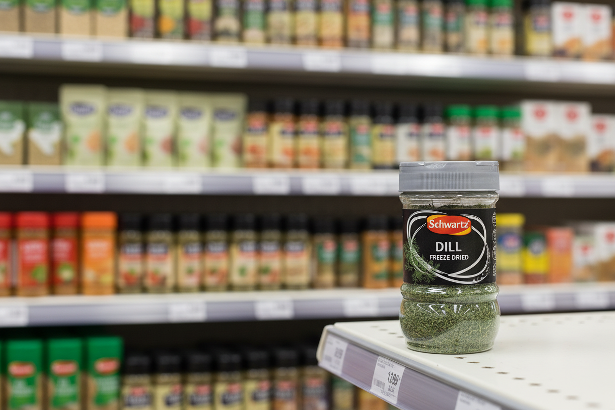 6 x Schwartz Freeze Dried Dill 50G