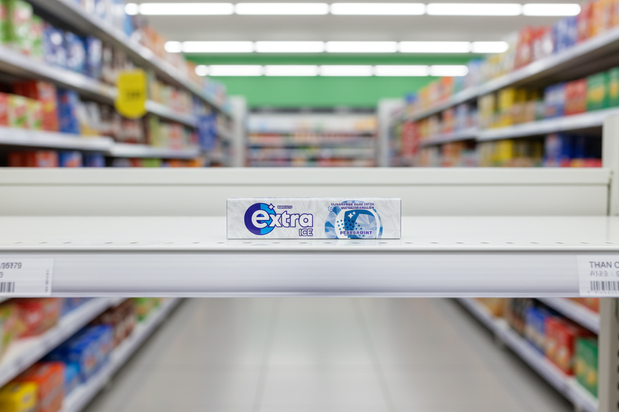 30 x Extra Ice Peppermint Gum 10 Pce