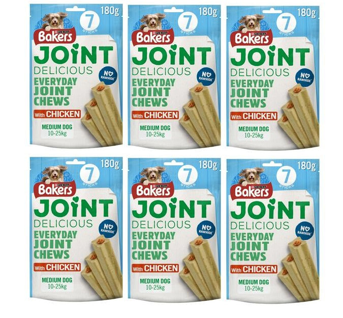 6 x Bakers Joint Chicken Medium 180G