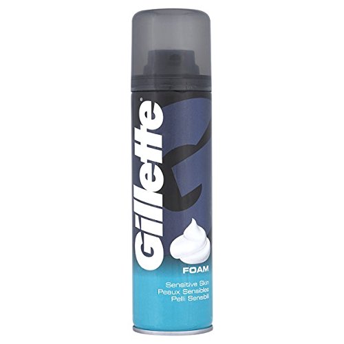6 x Gillette Classic Sensitive Shave Foam For Sensitive Skin 200Ml