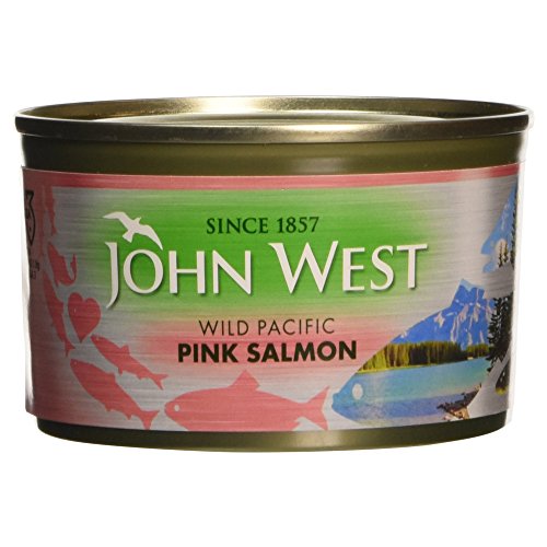 12 x John West Wild Pacific Pink Salmon 213G