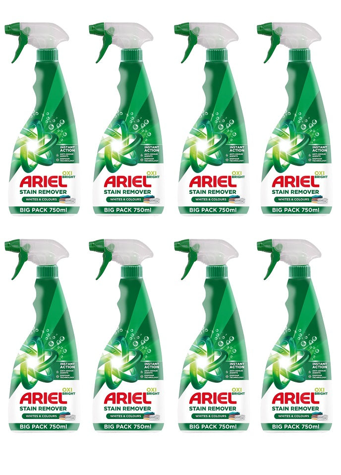 8 X Ariel Stain Remover - 750Ml