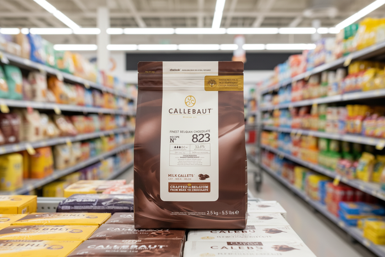 Callebaut Finest Belgian Chocolate Milk Callets 2.5Kg