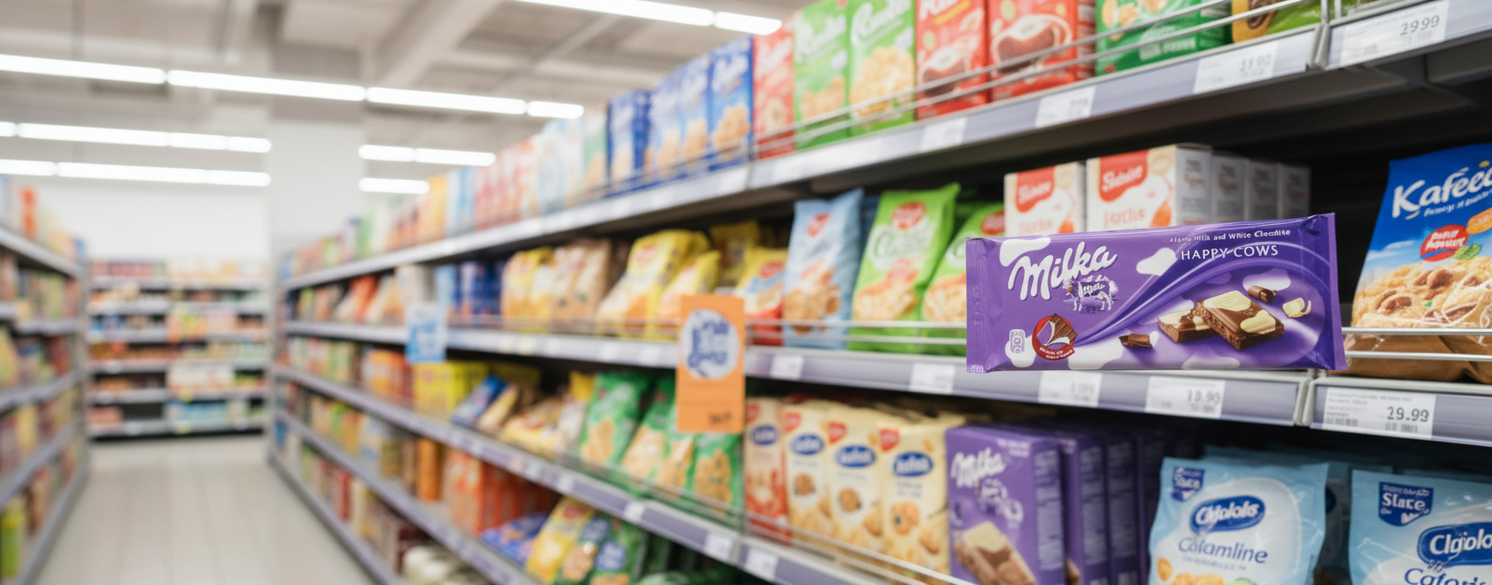 23 x Milka Happy Cows Milk And White Chocolate Bar 100G