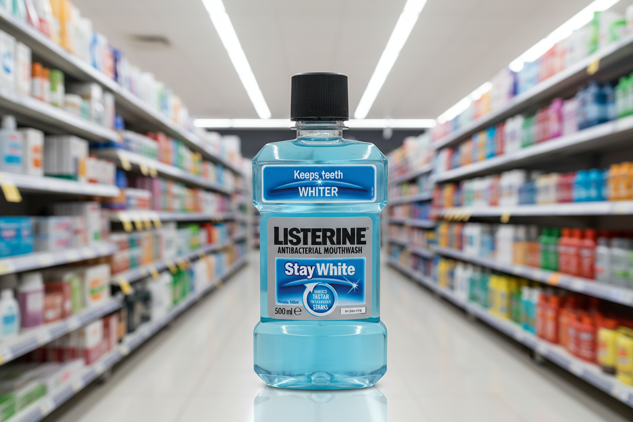6 x Listerine Total Care Stay White 500Ml