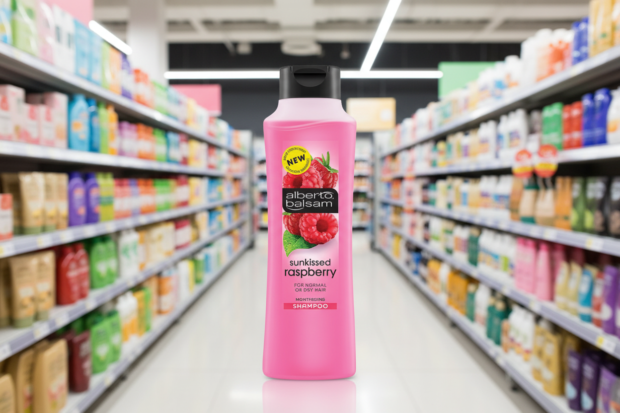 6 x Alberto Balsam Sunkissed Raspberry Shampoo 350Ml