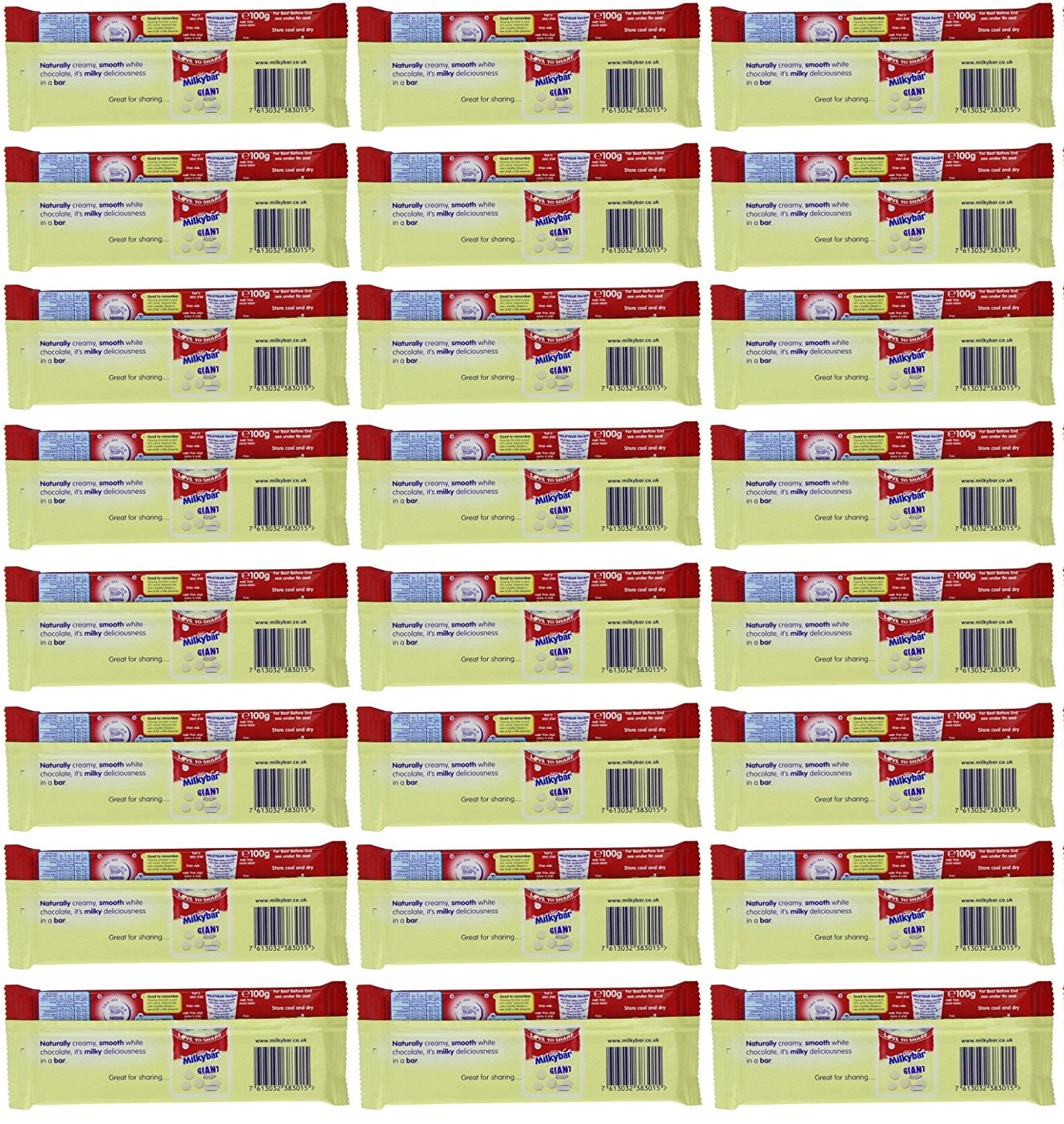 24 x Milkybar 4 X 25G (100G)