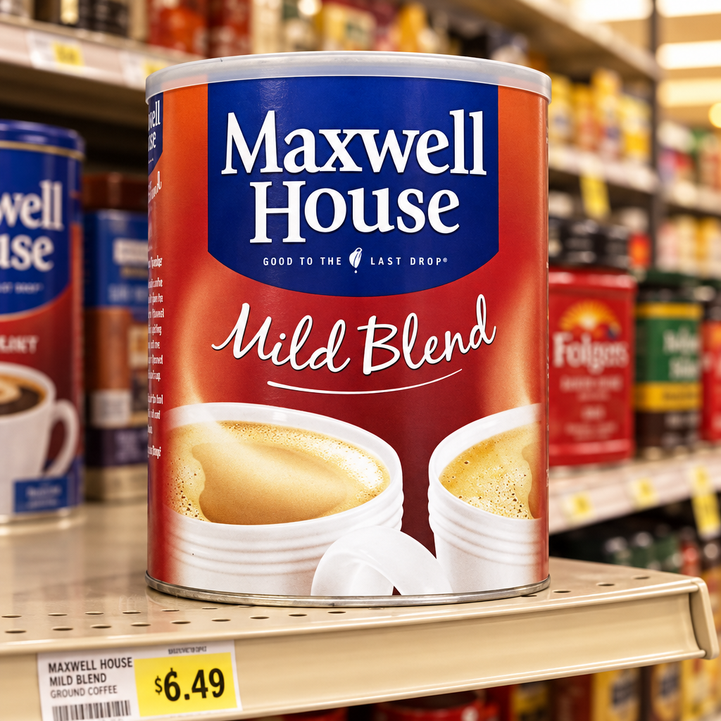 6 x Maxwell House Mild Instant Coffee Tin 750G