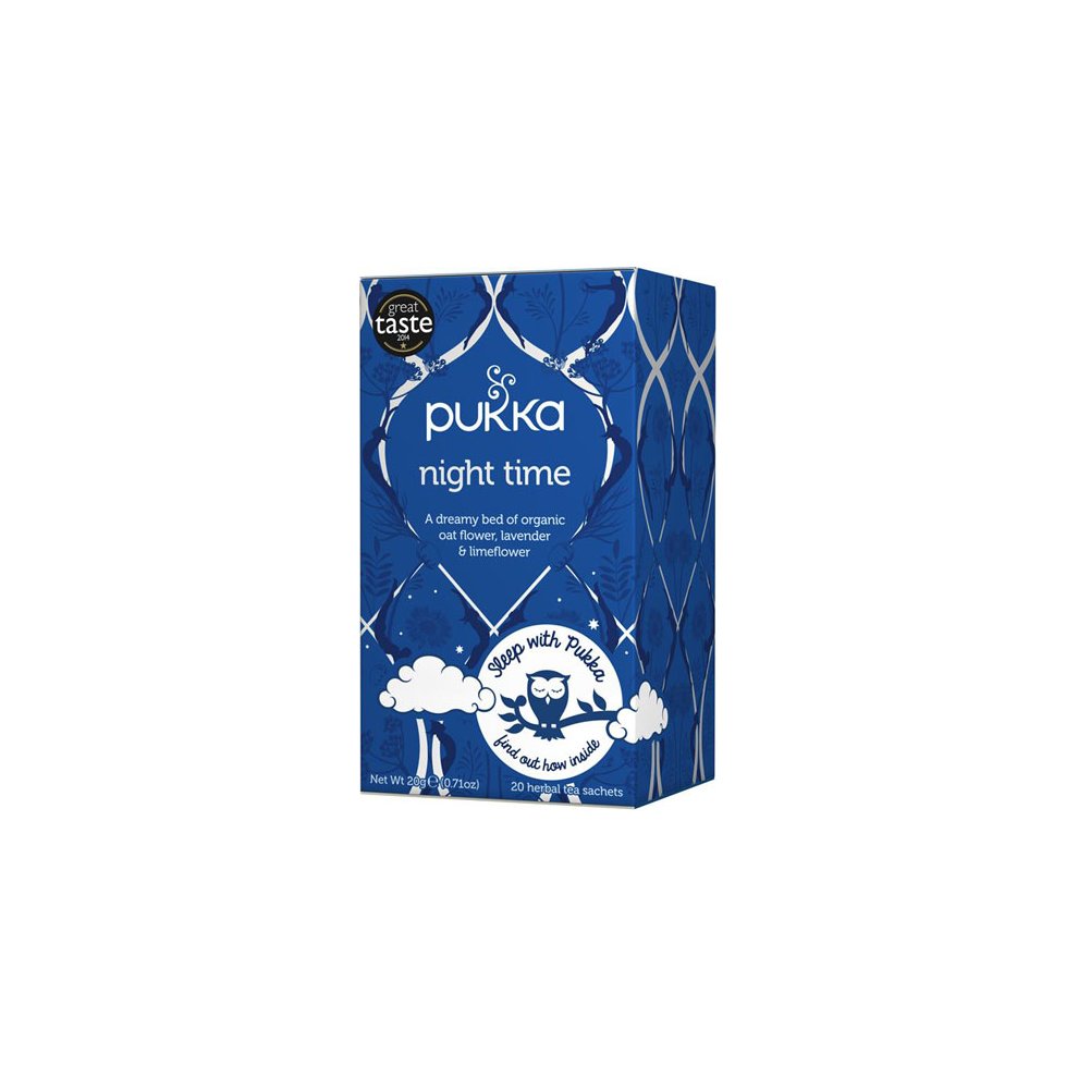 4 x Pukka Organic Night Time Herbal Tea 20 S