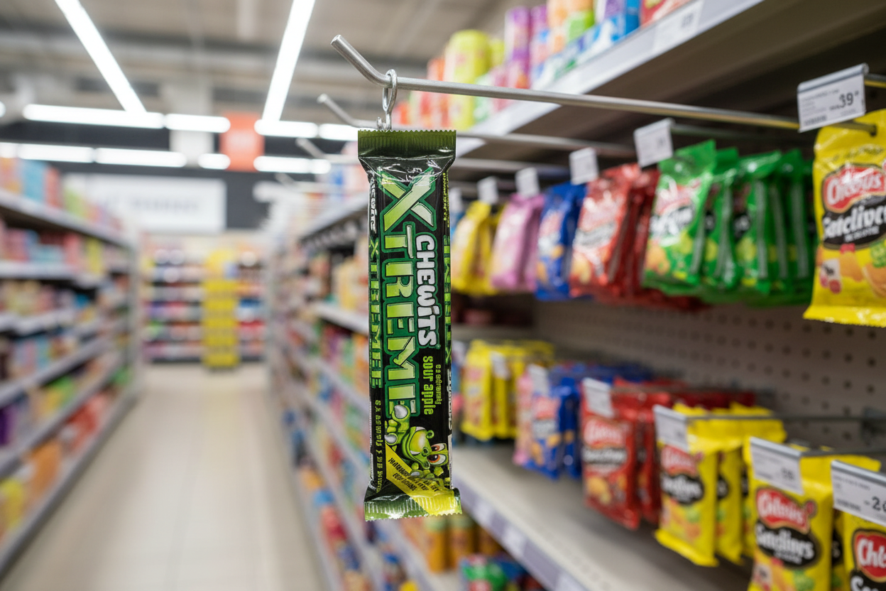 24 x Chewits Xtreme 6 X Extremely Sour Apple