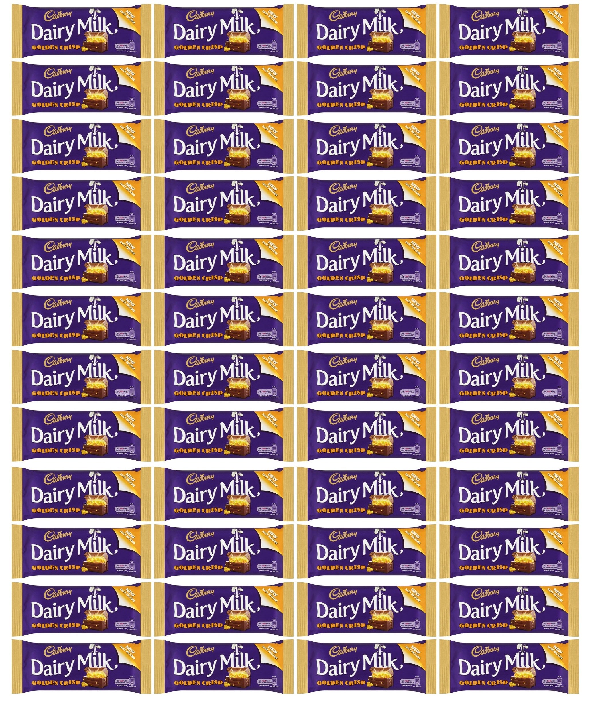 48 x Cadbury Dairy Milk Golden Crisp 54G