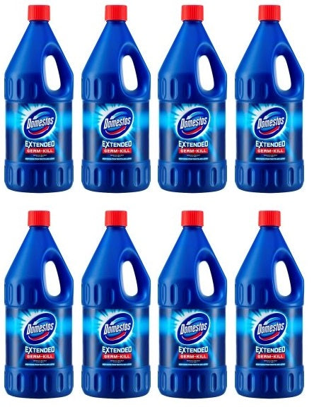 8 x Domestos Thick Bleach Original 2 L