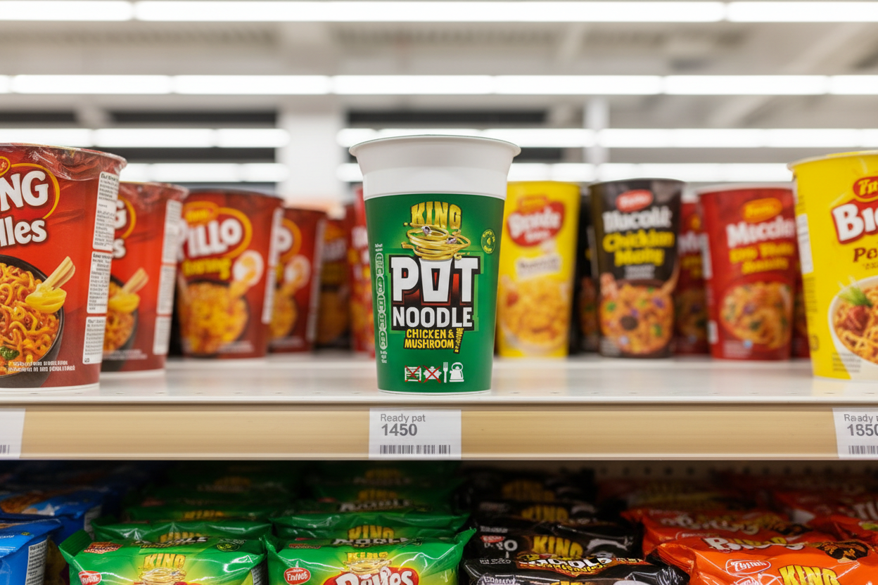 12 x Pot Noodle King Pot Chicken & Mushroom 114 G