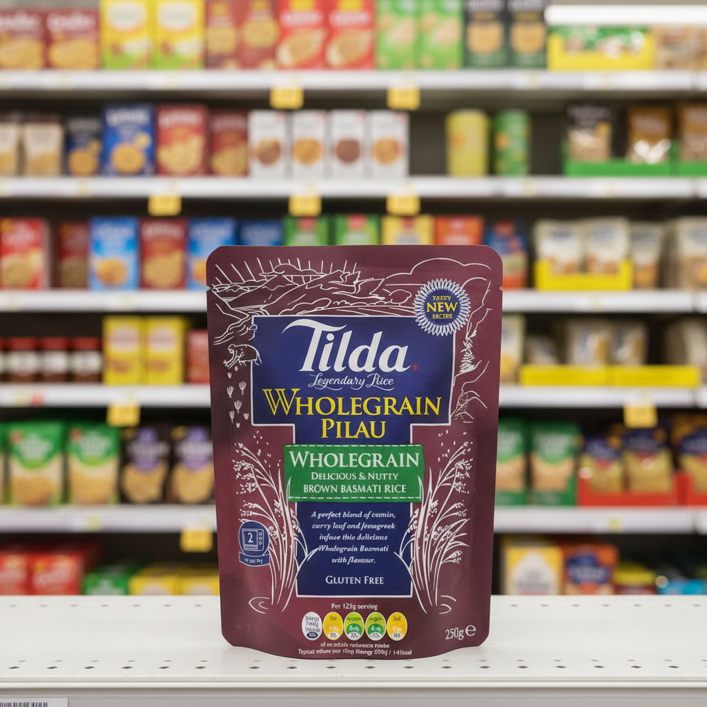 6 x Tilda Wholegrain Pilau Rice 250G