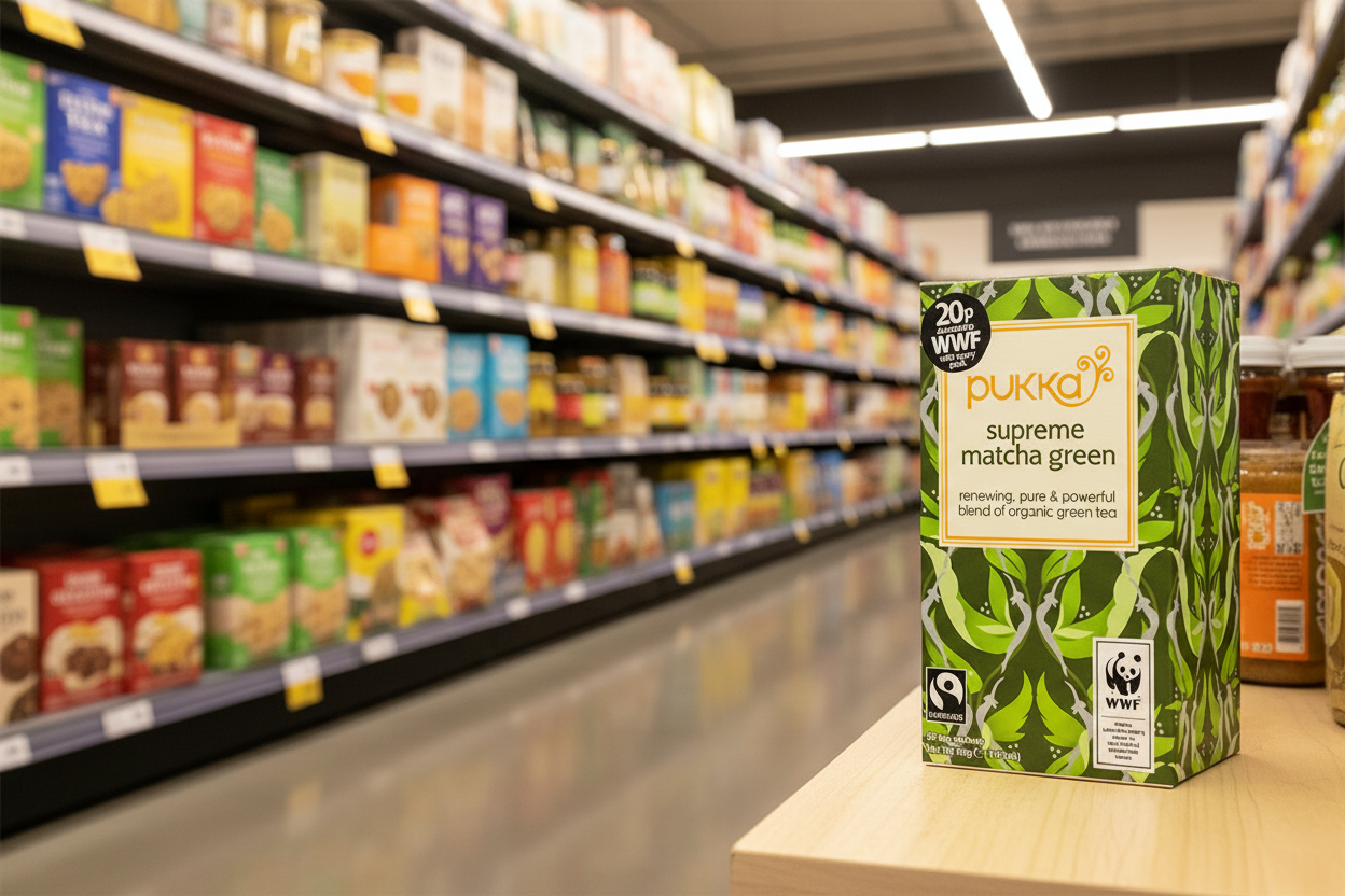 4 x Pukka Organic Supreme Matcha Green Tea 20 S