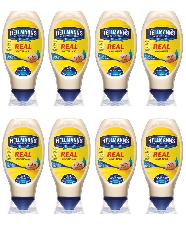 8 x Hellmann's Mayonnaise Real 430 Ml