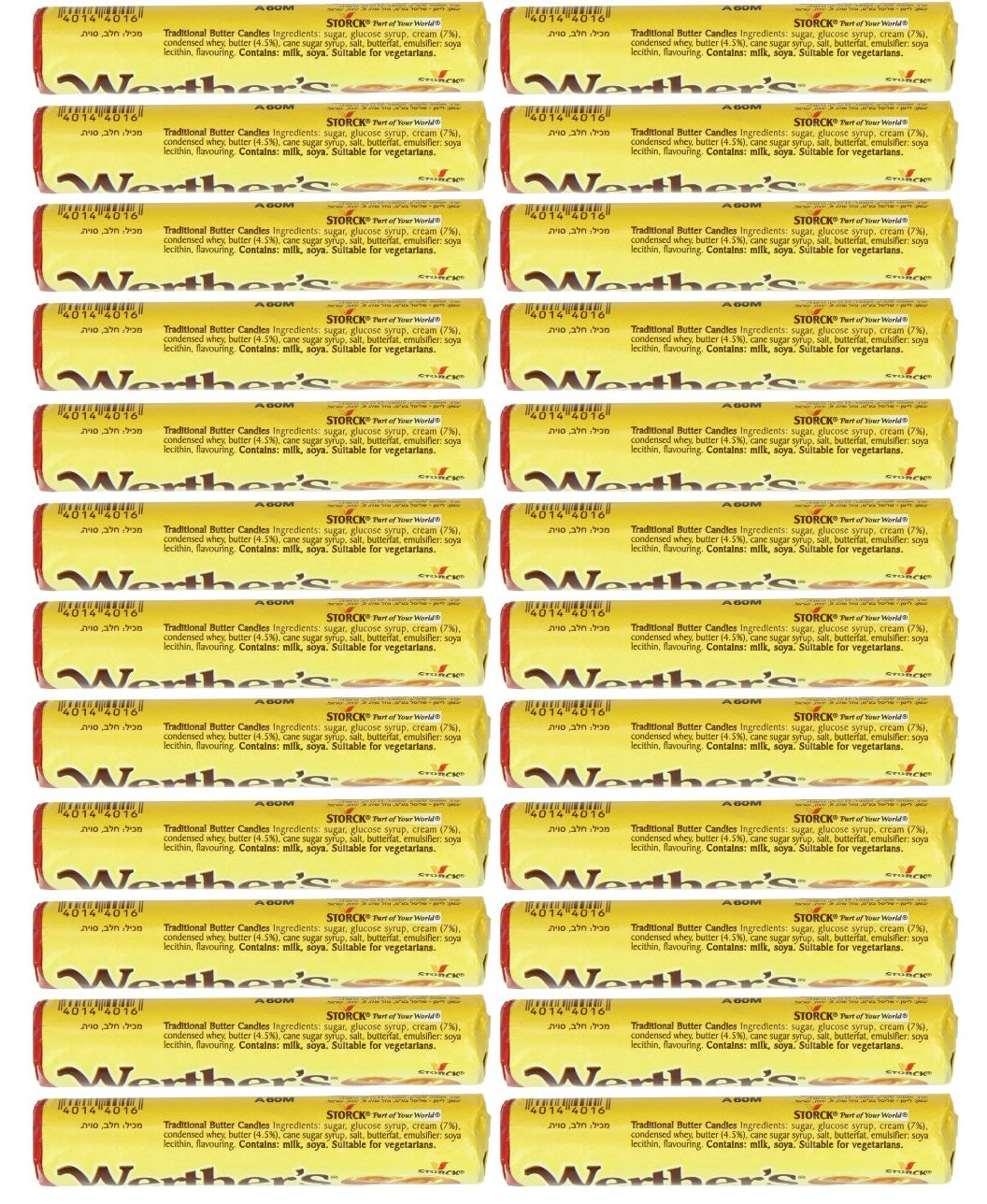 24 x Werther's Original Butter Candies 50G