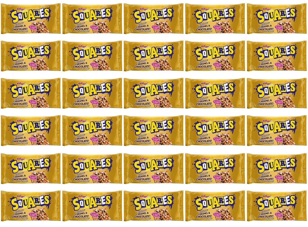 30 x Kellogg's Rice Krispies Squares Caramel & Chocolate 36G