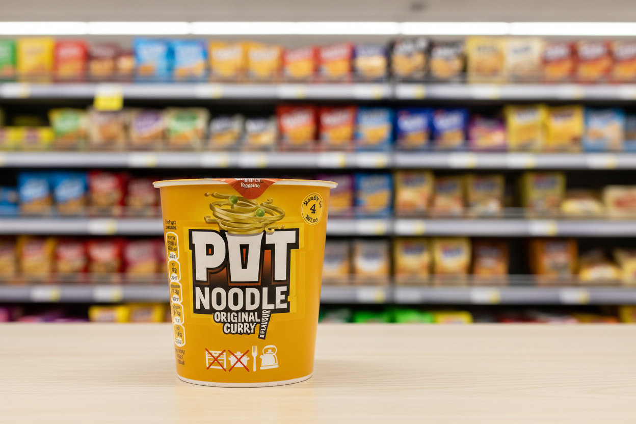 12 x Pot Noodle King Pot Noodle Original Curry 114 G