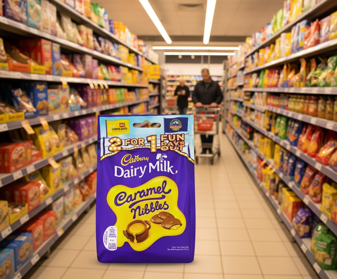 10 x Cadbury Dairy Milk Caramel Nibbles 120G