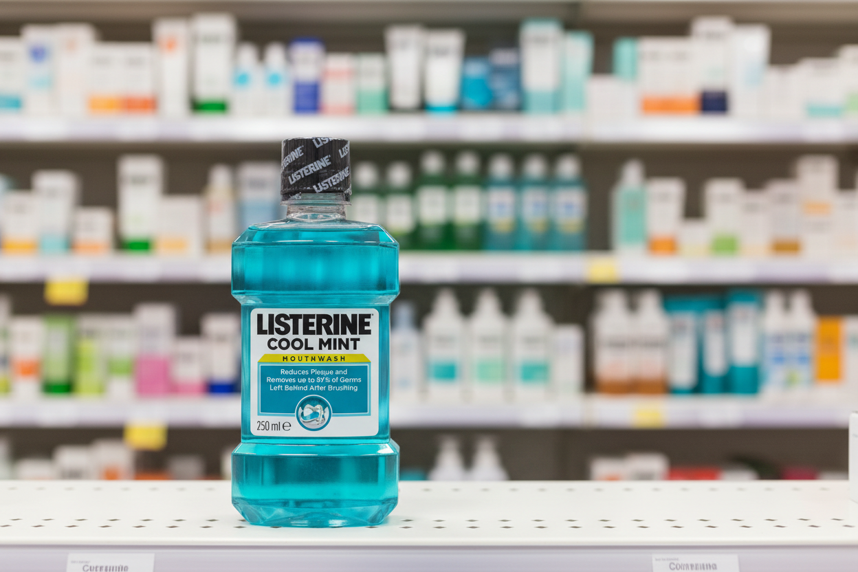 6 x Listerine Cool Mint Mouthwash 250Ml