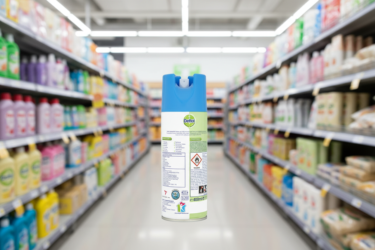 6 x Dettol All-In-One Disinfectant Spray Crisp Linen 400Ml