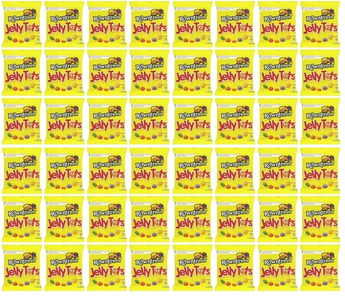 36 x Rowntree's Jelly Tots Sweets Bag 42G